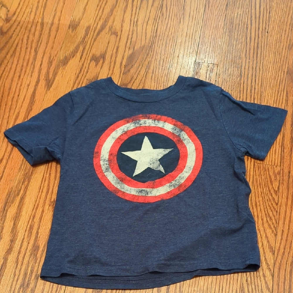 Kids Captain America Graphic T-Shirt